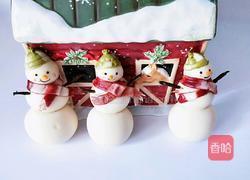 圣诞雪人造型馒头系列(一)的做法图解26