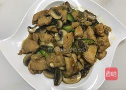 鸡胸口蘑的做法图解5