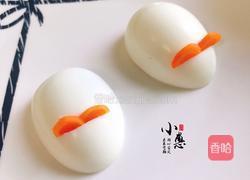 水煮蛋变身小老鼠的做法图解4