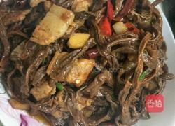 五花肉炒干豆角的做法图解11