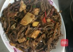 五花肉炒干豆角的做法图解12