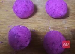 黑芝麻紫薯饼的做法图解9