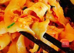 西红柿打卤面的做法图解8