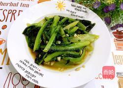 蒜蓉香麦菜的做法图解6