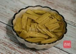 木耳炒腐竹的做法图解2