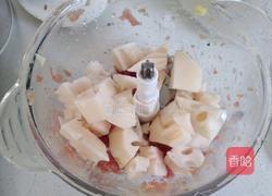 糯米藕泥肉丸的做法图解3