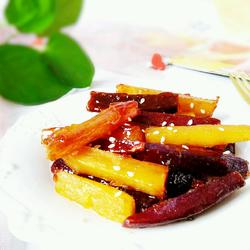 双色红薯条的做法[图]