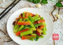 腊肉炒芹菜的做法图解7