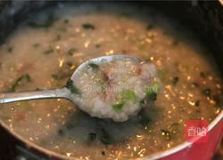 青菜肉沫粥的做法图解5