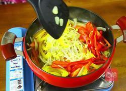 熏三文鱼炒蔬菜的做法图解11