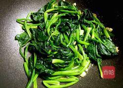 清炒菠菜的做法图解5
