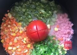 番茄焖米的做法图解2