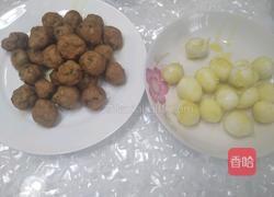 杏鲍菇炒肉丸与鹌鹑蛋的做法图解7