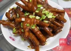 Illustration of making sauce-flavored chicken feet 6