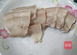 白萝卜香干炒五花肉的做法图解2