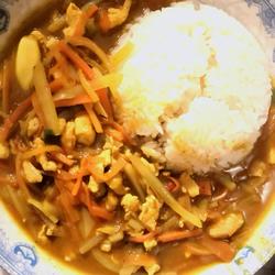 咖喱鸡丁饭的做法[图]