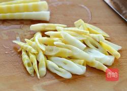 竹笋炒肉片的做法图解3
