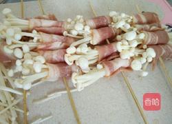 烧烤培根金针菇的做法图解4