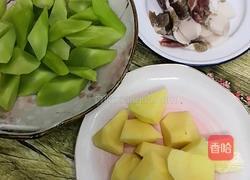 咸肉炖菜的做法图解1