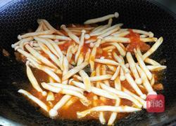 【新素食- 茄汁海鲜菇】的做法图解5
