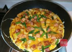 新文美食 网红馒头变身 鸡蛋火腿饼的做法图解12