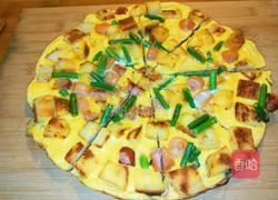 新文美食 网红馒头变身 鸡蛋火腿饼的做法图解14