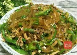 尖椒肉丝炒粉条的做法图解7
