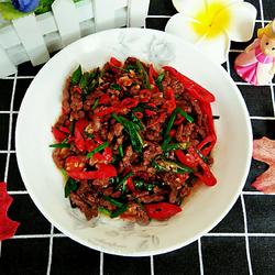 辣椒炒牛肉的做法[图]