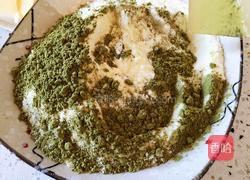 抹茶蔓越梅雪花酥的做法图解2
