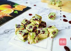 抹茶蔓越莓雪花酥的做法图解12