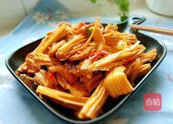 肉炒腐竹的做法图解7