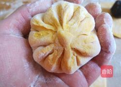 新文美食 南瓜玫瑰细沙包的做法图解13