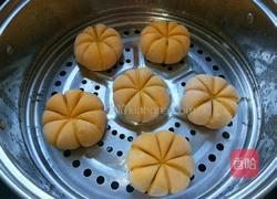 新文美食 南瓜玫瑰细沙包的做法图解18