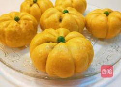 新文美食 南瓜玫瑰细沙包的做法图解21