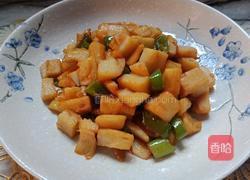 辣炒藕丁的做法图解1
