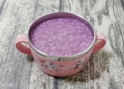 紫薯山药粥 (宝宝辅食）