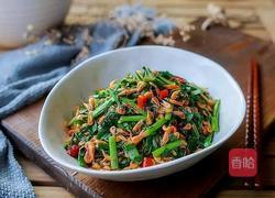 韭菜炒河虾的做法图解7