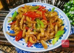 辣椒炒猪皮的做法图解8