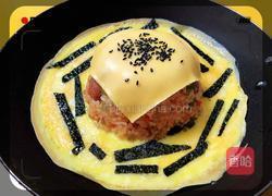 芝士蛋包饭（网红炒饭）火焰山的做法图解10