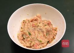 莲藕珍珠肉丸的做法图解3