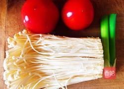 番茄金针菇的做法图解1