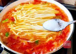 番茄金针菇的做法图解8