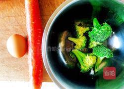 西兰花炒蛋的做法图解1