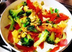 西兰花炒蛋的做法图解12
