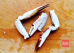 葱姜梭子蟹的做法图解5