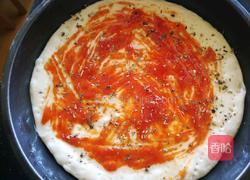 虾仁草莓披萨的做法图解6