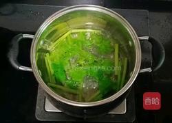 芹菜猪肝粥 (宝宝辅食）的做法图解7