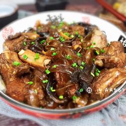 排骨粉条炖蘑菇的做法[图]