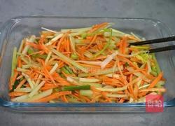 豆腐皮素菜卷的做法图解4