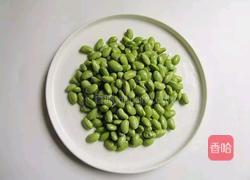 Illustration of how to make fried edamame with seafood mushrooms 2